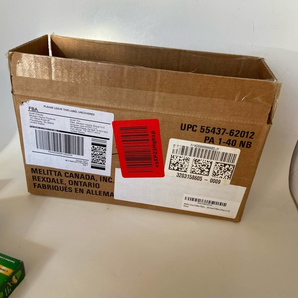 Melitta Coffee Filters #1 Natural Brown 40 Count 6 Pack - Picture 4 of 7